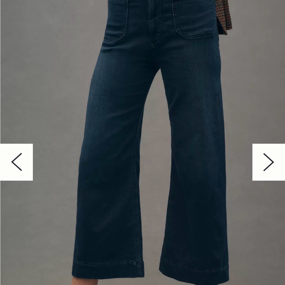 Maeve Colette cropped wide leg size 25